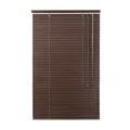 Produktbild: Sekey Jalousie Holzjalousie 35mm Holz jalousien Jalousette Echtholz Anpassbare Jalousie 40x130cm Dunkelbraun