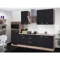 Produktbild: Flex-Well Exclusiv Küchenzeile Lara 270 cm Anthrazit-San Remo Eiche NB