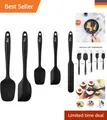 Produktbild: 5-teiliges Silikon Spatel Set – Hitzebeständig, BPA-frei und Spülmaschinenfest
