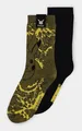 Produktbild: Gadget - Pokemon: Pikachu Sport Multicolor (Socks / Calzini Tg. 43/46) (2Pack) -