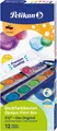Produktbild: Pelikan 720250 Deckfarbkasten 12 Farben 1 Tube Deckweiß Schule Kinder Malen