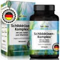 Produktbild: JodSelen Komplex –180 SchilddrüsenKapseln für 6 Monate – hochdosiert mit LTyr...