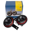 Produktbild: HELLA 3AM922000971 Fanfare Hupe Signalhorn Set 12V 350-415Hz 113dBA rot schwarz