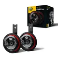 Produktbild: Paar Hupe 12V Hella Sport Style Seite Rot Genehmigung Ece R28 110 D