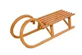 Produktbild: COLINT VT-Sport Holzschlitten 100 cm Hörnerrodel Rodel Faltbarer Klappbarer Kinderschlitten Premium Holz-Schlitten aus Buchenholz Klappschlitten