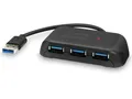 Produktbild: Speedlink SNAPPY EVO 4 Port USB Hub 3.1 - 3x USB-A und 1x USB-C für schnelle Datenübertragung mit bis zu 5 Gbit/s, schwarz