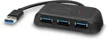 Produktbild: SPEEDLINK SNAPPY EVO Passiver USB 3.1 Hub schwarz kompakt 41,5g Kabel 20cm