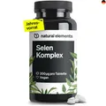 Produktbild: Selen Komplex – 365 Tabletten mit je 200µg – Komplex aus Natriumselenit und Sele