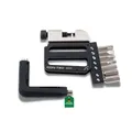 Produktbild: CONTEC Fahrrad-Multitool Pocket Gadget - PG1, 8 in 1, Multifunktionswerkzeug, Reparatur Set, Mini-Tool, Multi-Purpose, Innensechskant, Schraubendreher