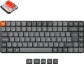 Produktbild: Keychron K3M-H1-DE, 75%, Kabellos, USB + RF Wireless + Bluetooth, Mechanischer Switch, RGB-LED, Grau