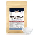 Produktbild: GOLDEN PEANUT Magermilchpulver 5 kg - fettarm sprühgetrocknet, lange haltbare Magermilch, Frischmilch Ersatz, Eisherstellung, Herkunft EU