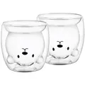 Produktbild: GRÄWE Doppelwandige-Thermogläser, 250ml, 2er Set, Motiv Bär