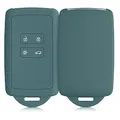 Produktbild: kwmobile Autoschlüssel Hülle kompatibel mit Renault 4-Tasten Smartkey Autoschlüssel (nur Keyless Go) - Silikon Schutzhülle Schlüsselhülle Cover in Arctic Night
