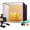 Produktbild: Fotostudio Set LED Lichtbox 50x50cm Beleuchtung Hintergrund für Produktfotogr...