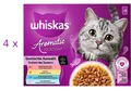 Produktbild: 48 x 85 g Whiskas Aromatic SELECTION (€ 7,67kg) Gemischte Auswahl Mix in Sauce