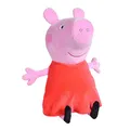 Produktbild: Peppa Wutz Plüschfigur 33 cm – weiches Kuscheltier für Kinder ab 0 Jahren – Peppa Pig Stofftier bekannt aus der TV Serie – Geschenk für Mädchen Jungen – hochwertig verarbeitet – ideal zum Kuscheln