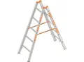 Produktbild: Layher Sprossen-Stehleiter, beidseitig begehbar, 2 x 5 Sprossen