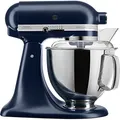 Produktbild: KitchenAid Küchenmaschine - Artisan - Kippbarem Food Processor - Teigknetmaschine mit 5 Zubehör - 2 Schüsseln aus Edelstahl - 4.8 L - Ink blau
