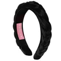 Produktbild: Krüger Dirndl Trachtenhaarreif | Samt-Haarreif geflochten | Damen (schwarz, EInheitsgröße)