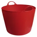 Produktbild: Kerbl Trog FlexBag Kunststofftrog 28 l rot Futtertrog Transporteimer Eimer