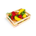 Produktbild: Janod J05610 Obst Früchte in der Holzkiste 12 Teile    NEU / OVP