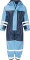 Produktbild: Unisex Kinder Regen-anzug Mit Fleece-futter Warmer Wasserdichter Matschanzug ...