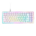 Produktbild: Magnetische RGB-Gaming-Tastatur NZXT Function Elite MiniTKL – anpassbare Betätigung, Doppelschienen-Halleffekt-Schalter, Rapid Trigger, 8K-Abfrage – verbessertes Tippgeräusch und -gefühl – DE – Weiß