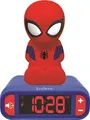 Produktbild: Lexibook, Spider-Man, Nachtwecker, Sounds und Melodien, LCD-Bildschirm mit Hintergrundbeleuchtung, Leuchtanzeige, Schlummerfunktion, Blau/Rot, RL800SP