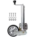Produktbild: The Drive | Anhänger Stützrad 500KG | vollautomatik | Ø 60mm Rohr mit Anbauflansch | inkl. Anbausatz | Schwerlast mit erhöhter Tragfähigkeit | perfekt für Anhänger, Wohnwagen, Trailer