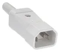 Produktbild: Bachmann 915.271 Kaltgeräte-Steckverbinder Stecker Gesamtpolzahl: 2 10A Weiß 1St.