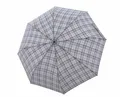 Produktbild: doppler Carbonsteel Long AC Regenschirm Accessoire Karo Grey Grau