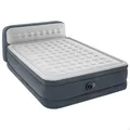 Produktbild: Intex Luftmatratze Queen Dura-Beam Erwachsene mit Pumpe Grau 152x236x86cm 64448