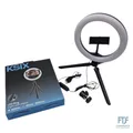 Produktbild: KSIX Dimmbare Tischstativ Lichtring LED Ring Licht für Handy, 3 Lichttemperature