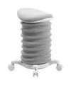 Produktbild: TOPSTAR SITNESS 4D Sitzhocker mit Rollen Höhenverstellbar Ergonomisch Grau Weiß