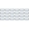 Produktbild: Glas Aschenbecher rund 10 cm - 24 Stück - Klassischer Tisch Ascher transparent - Transparent