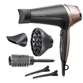 Produktbild: Remington Haartrockner Ionen [Locken & Wellen & Glatt] Curl-Straight (2200W, inkl 3 Stylingaufsätze: konisch & Locken-Stylingdüse & Diffusor, 45mm Rundbürste & Klammern, 3 Heiz-& 2 Gebläsestufen)D5707