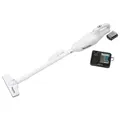 Produktbild: Makita Akku Staubsauger (Behälter 0,6 l, 3 Saugstufen, Saugkraft max. 30 W, beutellos, mit LED-Beleuchtung, mit Akku) CL108FDSAW, Weiß