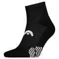 Produktbild: HEAD Unisex Padel Quarter Sock, Schwarz, 39-42 EU