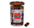 Produktbild: Simba Toys Blox 100 Bausteine braune 8er Steine in Dose