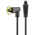 Produktbild: Goobay Lichtwellenleiterkabel, 1 m, Schwarz (1 m, TOSLINK) (41594)