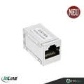 Produktbild: 3 x InLine Patchkabelkupplung Metallgehäuse Cat.6A 2x RJ45 Buchse geschirmt