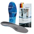 Produktbild: Einlegesohlen Damen & Herren – Seeger Business Soles orthopädische Schuheinlagen für Arbeitsschuhe, Entlastung bei Fersensporn & Plantarfasziitis, stoßdämpfend & atmungsaktiv (Gr.46)