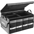 Produktbild: Kofferraumtasche Kofferraum Organizer mit Deckel Autobox Auto Box Tasche Wass...
