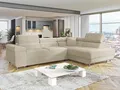 Produktbild: MIRJAN24 Ecksofa Torezio, mit Bettkasten und Schlaffunktion, Einstellbare Kopfstützen, 274x203x70-90 cm