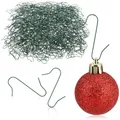 Produktbild: com-four® 600x Haken für Weihnachtsbaumschmuck - Schnellaufhänger Doppelhaken für Weihnachtsbaum-Deko - Christbaumkugel-Aufhänger, Baumhaken als Deko-Anhänger