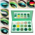 Produktbild: Lidschatten Palette Grüne Matt Glitzer, Avocado-Green Eyeshadow Palette Makeup H