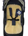 Produktbild: KIWA Echt Lammfell Einlage für Kinderwagen Buggy Baby Bett Kinderbett medizin...