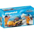 Produktbild: PLAYMOBIL 5396 Flugzeugschlepper mit Fluglotsen - Blau