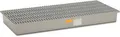 Produktbild: GFK-Auffangwanne 220/3 CEMO, 220 l Auffangvolumen, B 1880 x T 850 x H 200 mm, mit GFK-Gitterrost 139235