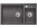Produktbild: BLANCO METRA 9 | Granitspüle aus SILGRANIT felsgrau | Einbauart: Einbau von Oben | Hauptbecken links | für 90 cm breite Unterschränke | Doppeltes Becken für eine benutzerfreundliche Nutzung
